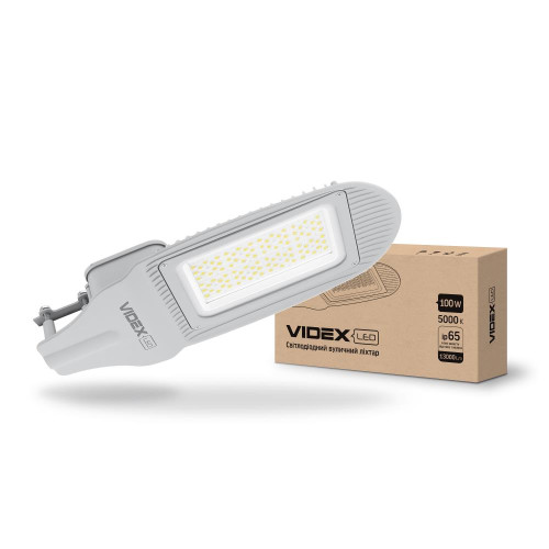 LED вуличний ліхтар VIDEX 100W 5000K Сірий ( 4014185 )