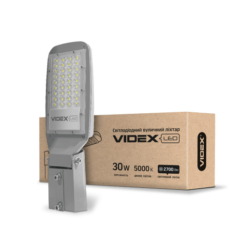 LED уличный фонарь VIDEX (поворотный) 30W 5000K LED фонарь уличный VIDEX (поворотный) 30W 5000K ( 4014218 )
