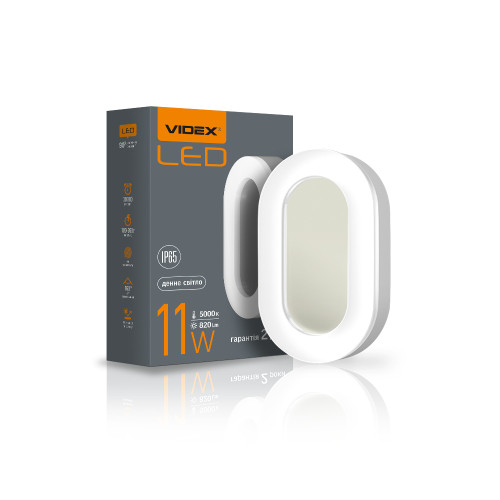 LED світильник ART IP65 овальний VIDEX 11W 5000K ( 4014229 )