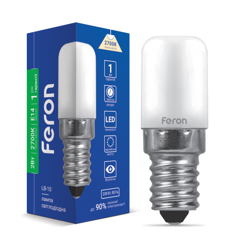 Світлодіодна лампа Feron LB-10 2Вт E14 2700K ( 4010047 )