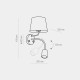 Бра TK-Lighting maja led gray 2536 ( 4017260 )