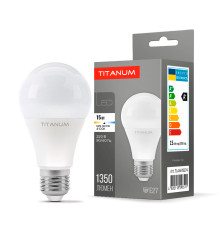 LED лампа TITANUM A65 15W E27 4100K