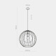 Люстра підвісна TK-Lighting universo 2552 ( 4017618 )