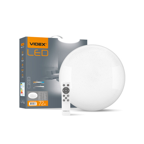 LED світильник функціональний круглий VIDEX STAR 72W 2800-6200K ( 4014253 )