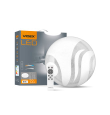 LED світильник функціональний круглий VIDEX WAVE 72W 2800-6200K