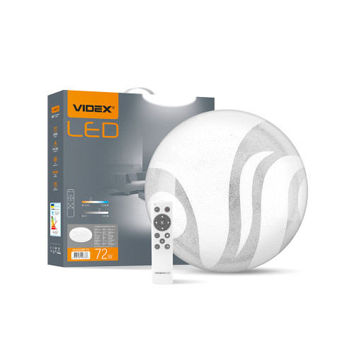 LED світильник функціональний круглий VIDEX WAVE 72W 2800-6200K ( 4014255 )