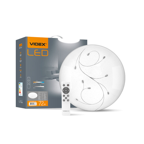 LED світильник функціональний круглий VIDEX DROP 72W 2800-6200K ( 4014257 )