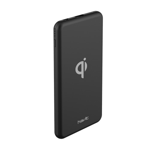 Повербанк з бездротовою зарядкою HAVIT HV-H347 Black 10000mAh, Micro USB, Type-C, USB ( 4014259 )