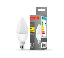 LED лампа TITANUM C37 6W E14 3000K