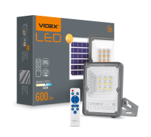 LED прожектор автономний VIDEX 600Lm 5000K