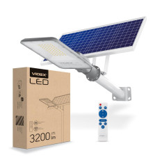 LED уличный фонарь автономный VIDEX 40W 5000K