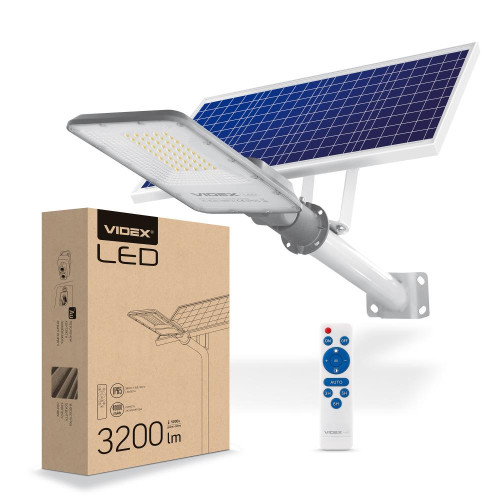 LED вуличний ліхтар автономний VIDEX 40W 5000K ( 4014283 )