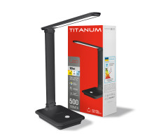LED лампа настольная TITANUM TLTF-009B 10W 3000-6500K