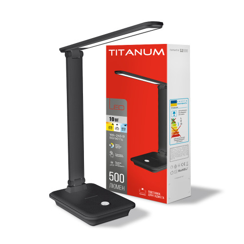 LED лампа настольная TITANUM TLTF-009B 10W 3000-6500K ( 4014301 )