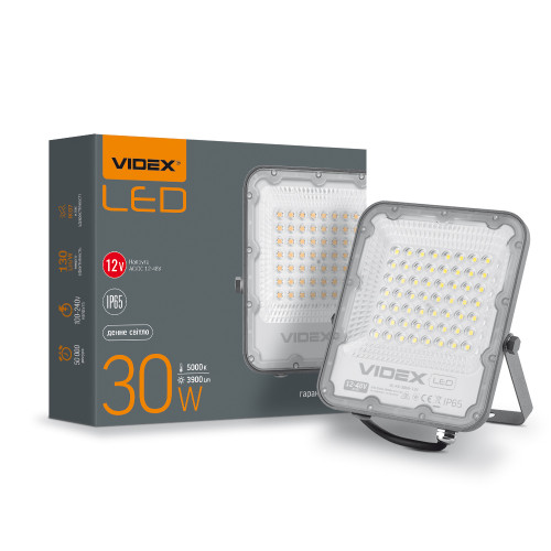 LED прожектор PREMIUM VIDEX F2 30W 5000K AC/DC12-48V ( 4014332 )