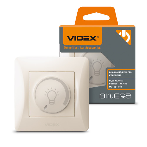 Диммер LED 200Вт кремовый VIDEX BINERA ( 4014336 )