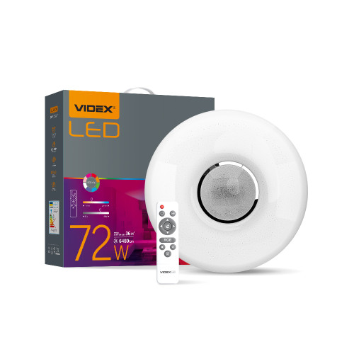 LED світильник функціональний круглий VIDEX RING 72W 2800-6200K RGB ( 4014339 )
