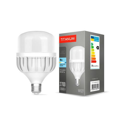 LED лампа TITANUM A100 30W E27 6500К ( 4014356 )