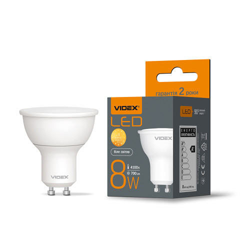 LED лампа VIDEX MR16e 8W GU10 4100K ( 4014359 )