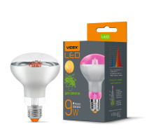 LED лампа VIDEX Filament R80FF 09W E27 1200K
