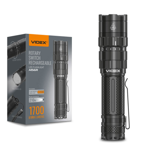 Портативний світлодіодний ліхтарик VIDEX VLF-A156R 1700Lm 6500K ( 4014433 )