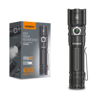 Портативний світлодіодний ліхтарик VIDEX VLF-A406 4000Lm 6500K