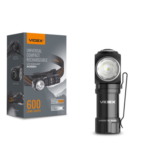 Портативный светодиодный фонарик VIDEX VLF-A055H 600Lm 5700K ( 4014437 )