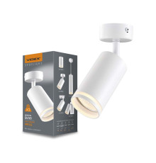 Світильник VIDEX під лампу GU10 SPF05B накладний поворотний білий