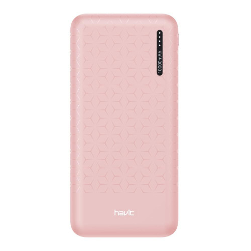 Повербанк HAVIT HV-PB57 Pink 10000mAh, Micro USB, Type-C, USB ( 4014500 )
