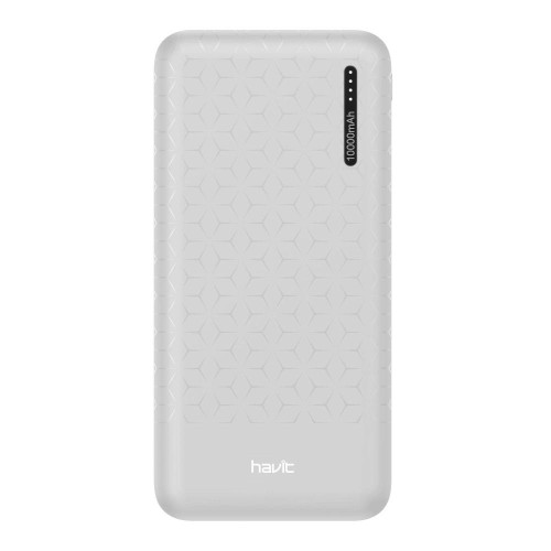 Повербанк HAVIT HV-PB57 White 10000mAh, Micro USB, Type-C, USB ( 4014527 )