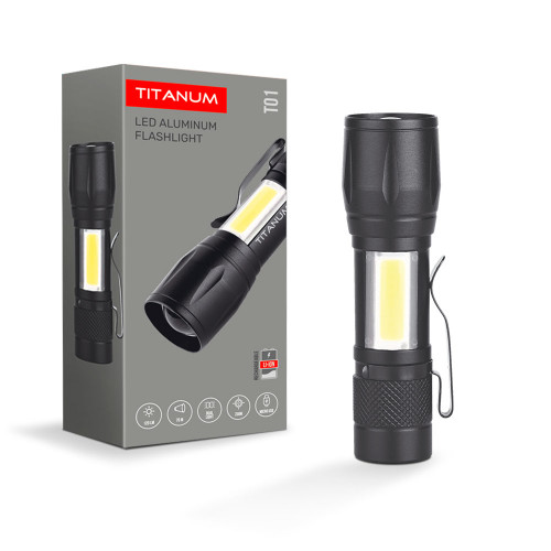 Портативний світлодіодний ліхтарик TITANUM TLF-T01 120Lm 6500K ( 4014545 )