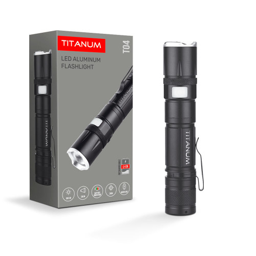 Портативний світлодіодний ліхтарик TITANUM TLF-T04 300Lm 6500K, micro USB ( 4014548 )