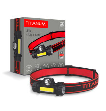 Налобний світлодіодний ліхтарик TITANUM TLF-H04 200Lm 6500K, micro USB