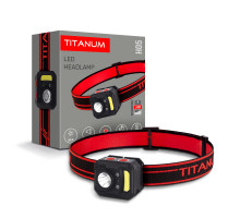 Налобний світлодіодний ліхтарик TITANUM TLF-H05 250Lm 6500K, USB-C