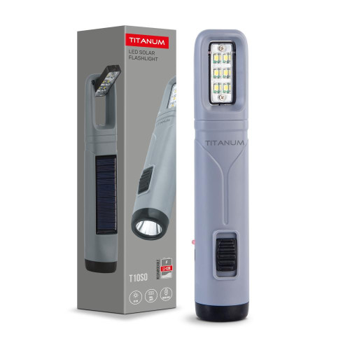 Портативний ліхтарик із сонячною батареєю TITANUM TLF-T10SO, micro USB ( 4014595 )