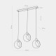 Люстра подвесная TK-Lighting cyklop white 2743 белый ( 4017029 )