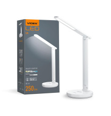 LED лампа настiльна з акумулятором VIDEX VL-TF16W 5W 1800-5000K