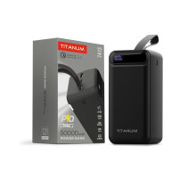 Повербанк 50000mAh TITANUM 741S 22.5W Black 