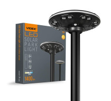 LED світильник автономний парковий IP54 VIDEX 1400Lm Сенсорний