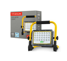 LED прожектор аккумуляторный IP65 TITANUM 20W 900Lm 5000K