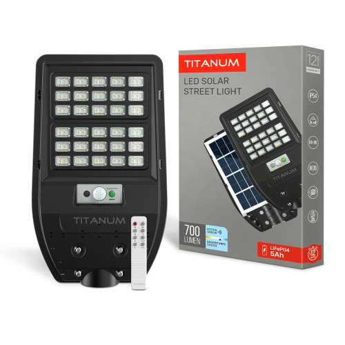LED світильник сонячний IP54 TITANUM 700Lm 5000K Сенсорний ( 4014650 )