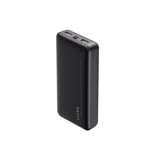 Повербанк 20000mAh HAVIT HV-PB92 Black 22.5W, Micro USB, Type-C, 2USB ( 4014652 )