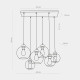 Люстра подвесная TK-Lighting cubus graphite 2833 ( 4017012 )