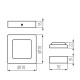 Світильник типу downlight (направленого світла) KANTI V2LED ( 4015046 )