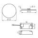 Світильник типу downlight (направленого світла) AREL LED ( 4014971 )