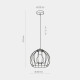 Люстра підвісна TK-Lighting universo 3154 ( 4017619 )