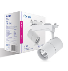 Трековий світильник Feron AL103 30W 6500К білий