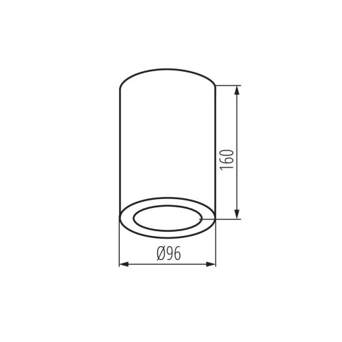 Потолочный точечный светильник AQILO IP65 ( 4014789 )