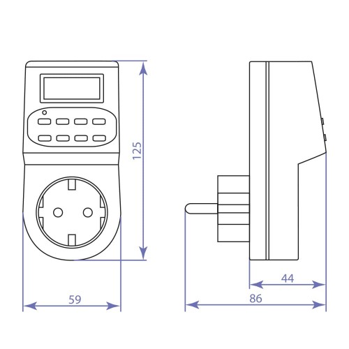 Розетка з таймером Feron TM22 ( 4010151 )