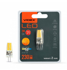 LED лампа VIDEX G4C 12V 2W G4 4100K